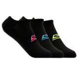 3 Pack No Show Stretch Socks | Skechers US
