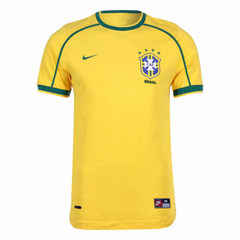 Ronaldo #9 Retro Brazil Home Jersey World Cup 1998