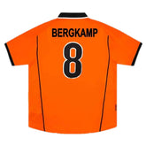 BERGKAMP #8 Retro Netherlands Home Jersey World Cup 1998