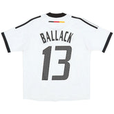 BALLACK #13 Retro Germany Home Jersey World Cup 2002