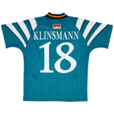 KLINSMANN #18 Retro Germany Away Jersey Euro Cup 1996