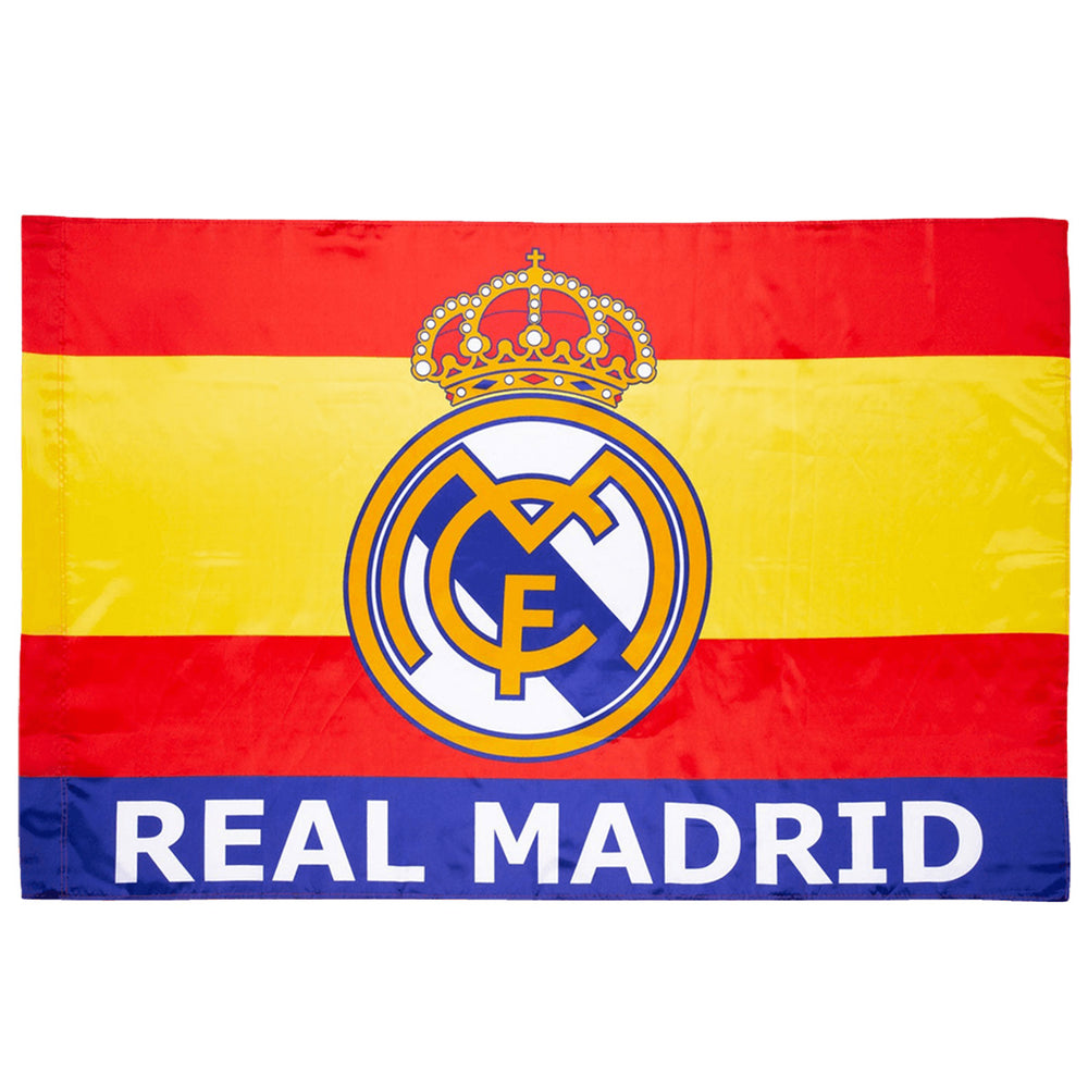 Discount Real Madrid Spain Flag Large - Red/Yellow