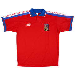 Nedved #4 Retro Czech Republic Home Jersey 1996/98