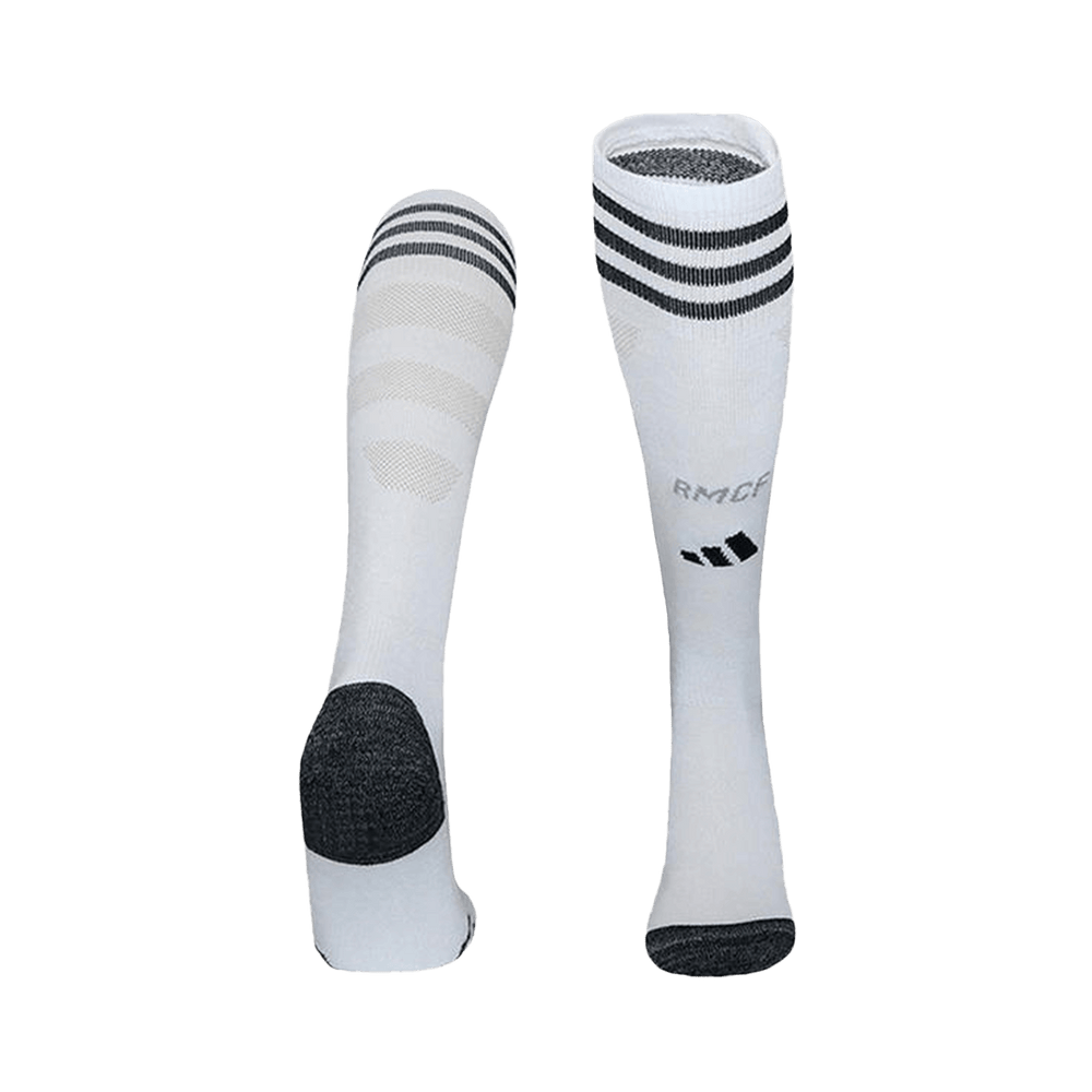 Kids Real Madrid Home Soccer Socks - White 2025/26