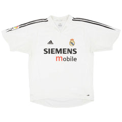 Zidane #5 Retro Real Madrid Home Jersey 2004/05