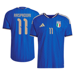 RASPADORI #11 Italy Home Match Jersey Player Version World Cup 2026