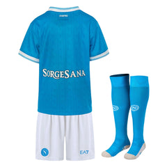 Kids Napoli Home Jersey Full Kit 2025/26