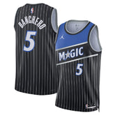 Unisex Orlando Magic Paolo Banchero #5 Black Swingman Jersey - Statement Edition