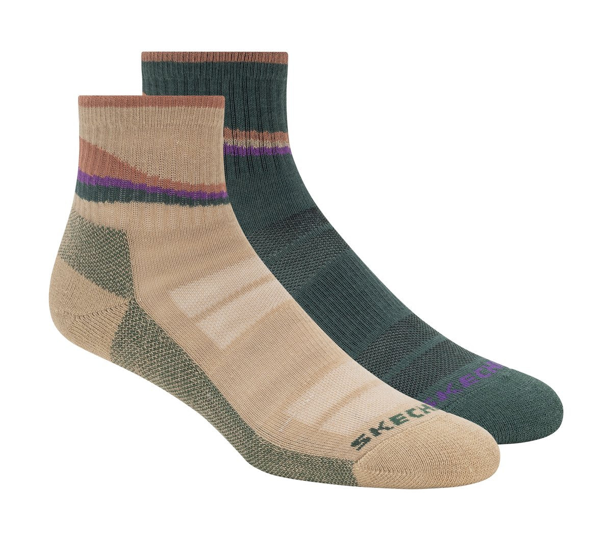2 Pack Women's Trail Quarter Socks | Skechers USA