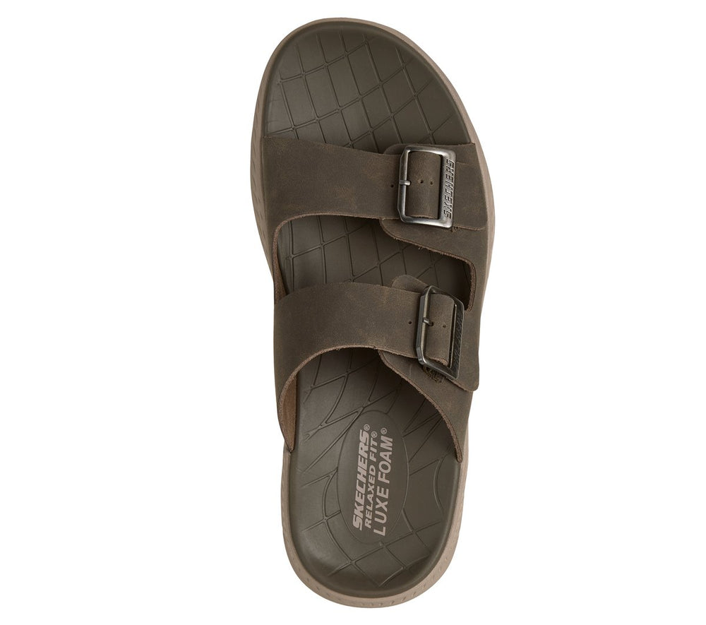 Relaxed Fit: Delano Sandal - Portman | Skechers US