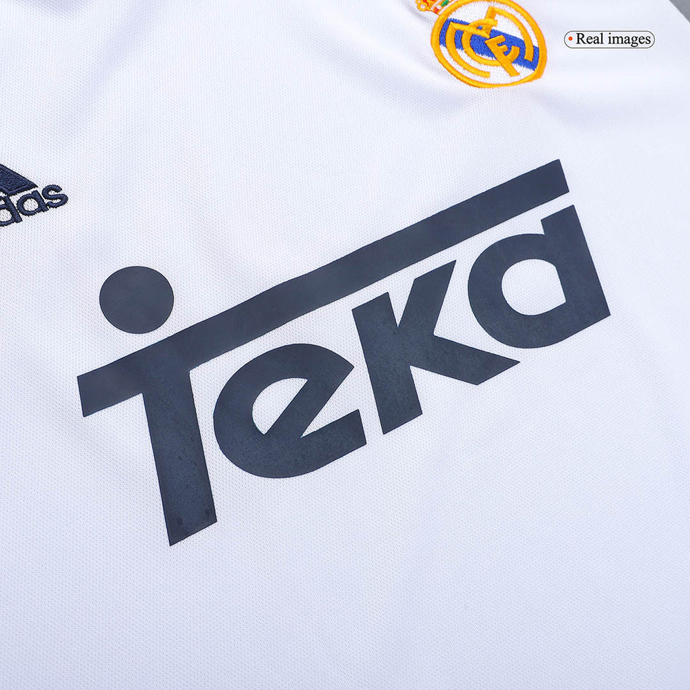 Figo #10 Retro Real Madrid Home Jersey 2000/01 