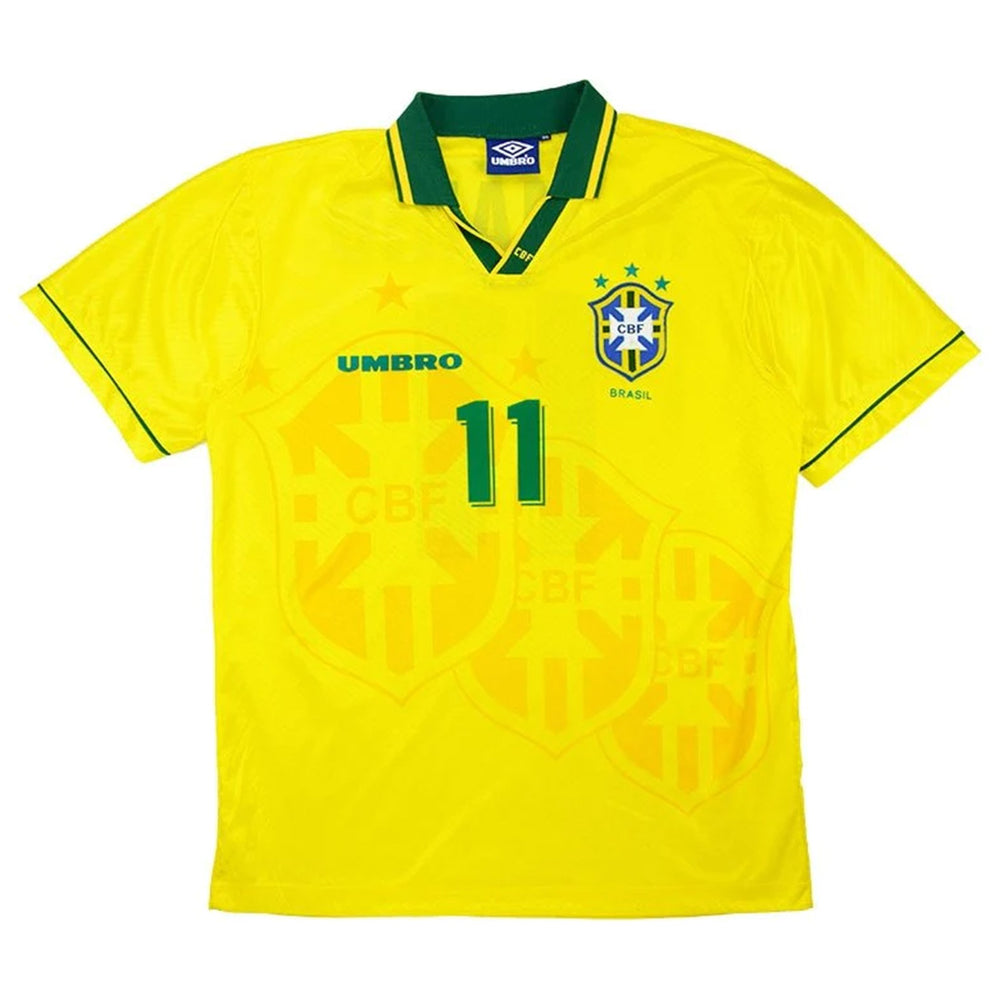 ROMÁRIO #11 Retro Brazil Home Jersey World Cup 1994 
