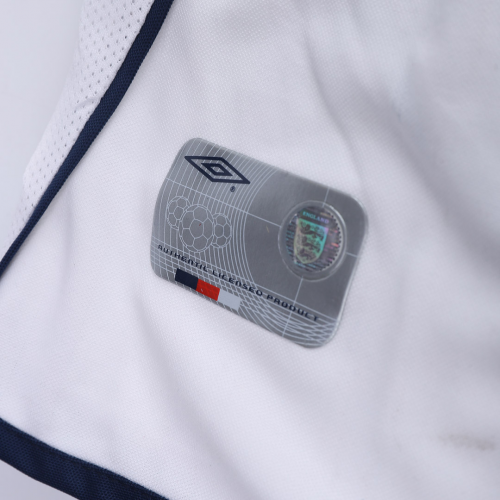 Ferdinand #5 Retro England Home Jersey World Cup 2002 