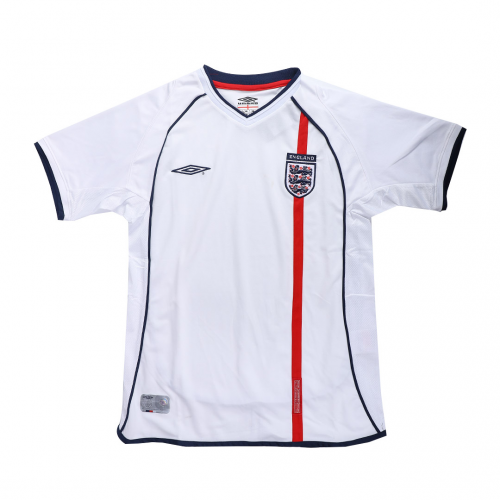 Ferdinand #5 Retro England Home Jersey World Cup 2002 