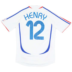 HENRY #12 Retro France Away Jersey World Cup 2006 