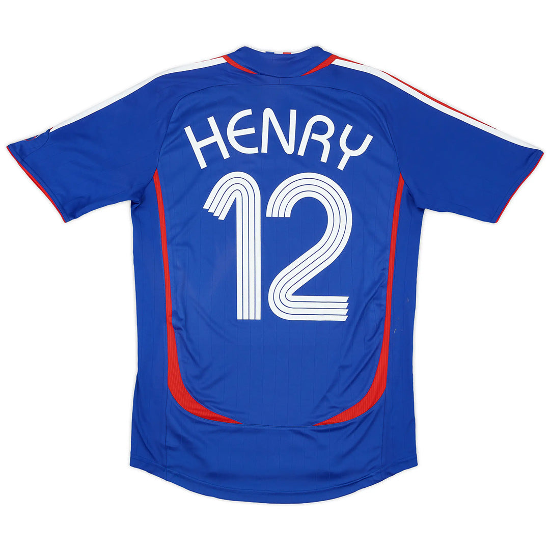 HENRY #12 Retro France Home Jersey World Cup 2006 