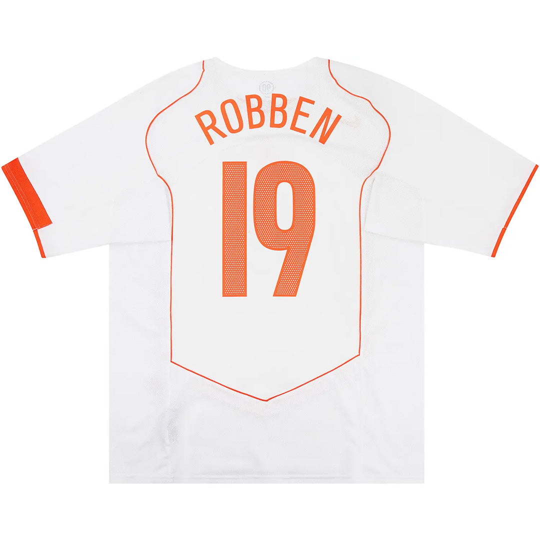 ROBBEN #19 Retro Netherlands Away Jersey EURO 2004 