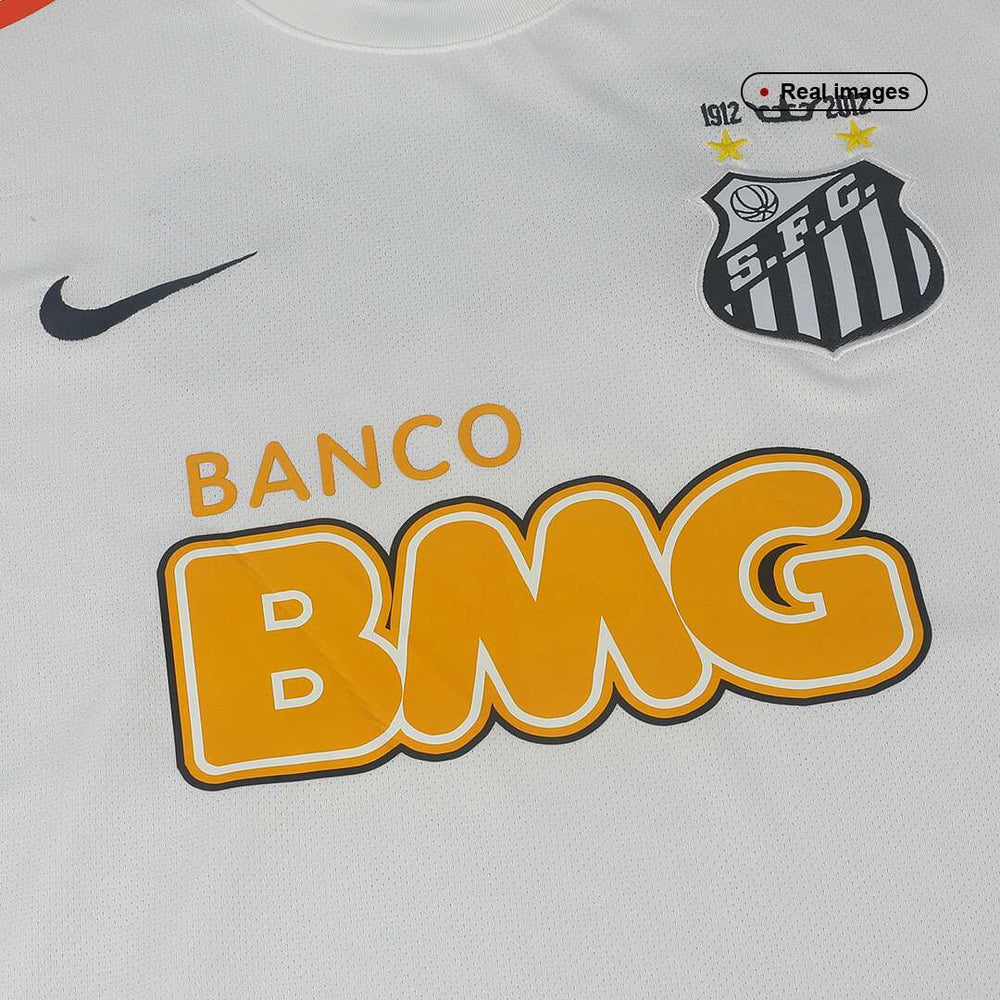 Neymar Jr #11 Retro Santos FC Home Jersey 2011/12 
