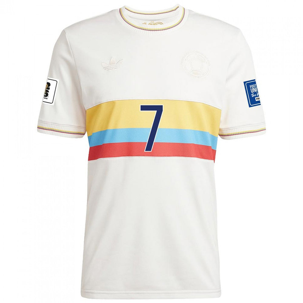 LUIS DIAZ #7 Colombia Centenary Collection Jersey 