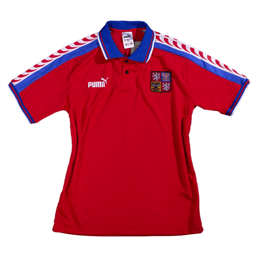 Nedved #4 Retro Czech Republic Home Jersey 1996/98 