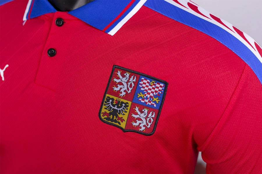 Nedved #4 Retro Czech Republic Home Jersey 1996/98 