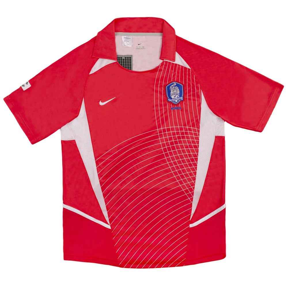 J S PARK #21 Retro South Korea Home Jersey 2002 