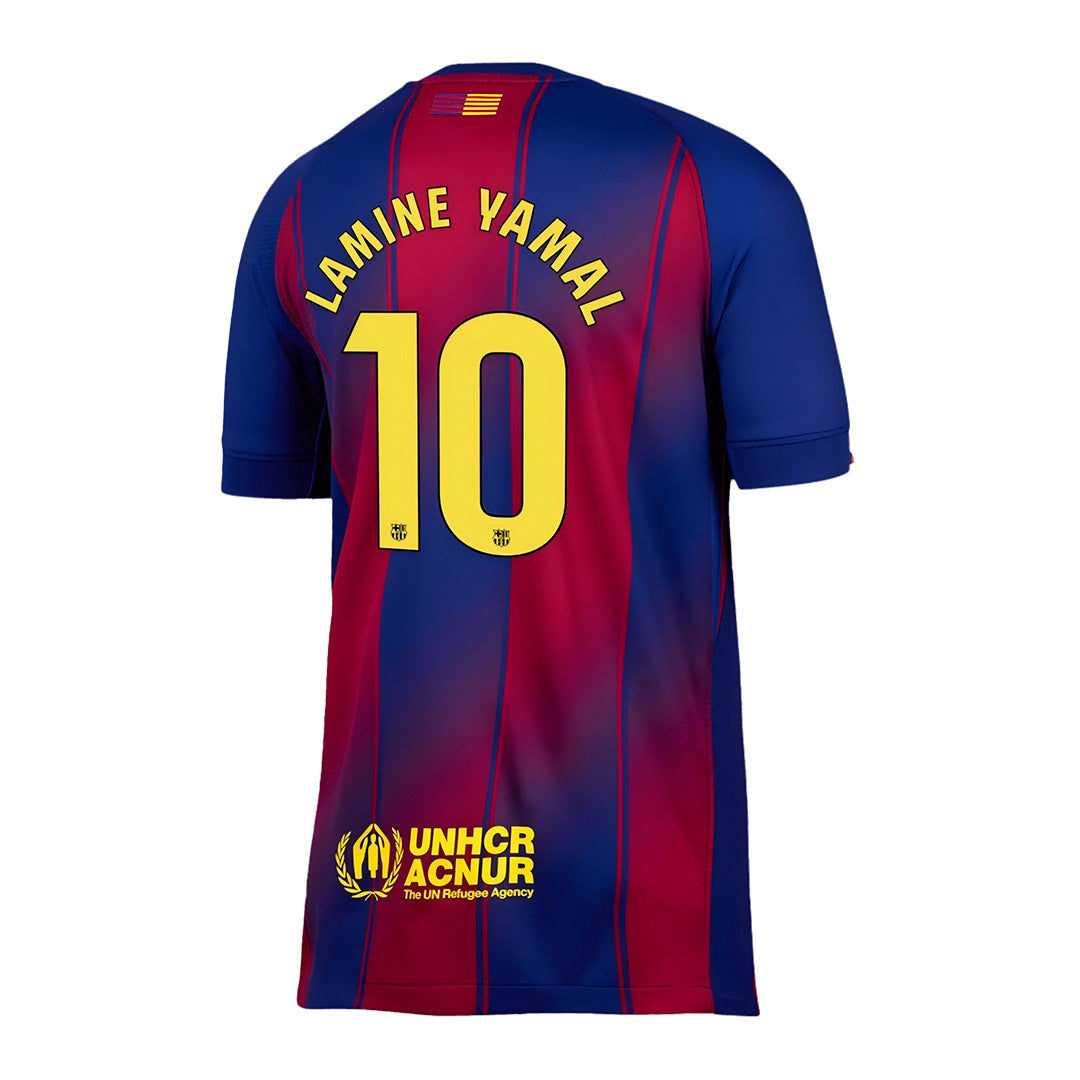 LAMINE YAMAL #10 Barcelona Home Jersey 2025/26 