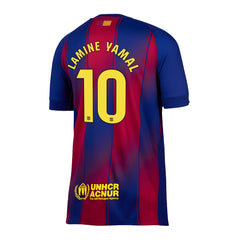 LAMINE YAMAL #10 Barcelona Home Jersey 2025/26 