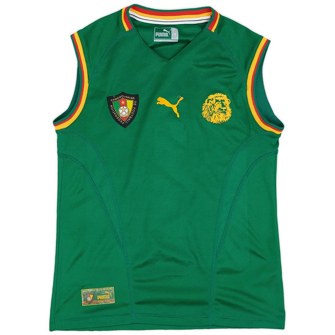 Retro Cameroon Home Jersey 2002 