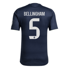 BELLINGHAM #5 Real Madrid Away Match Jersey Player Version 2025/26 
