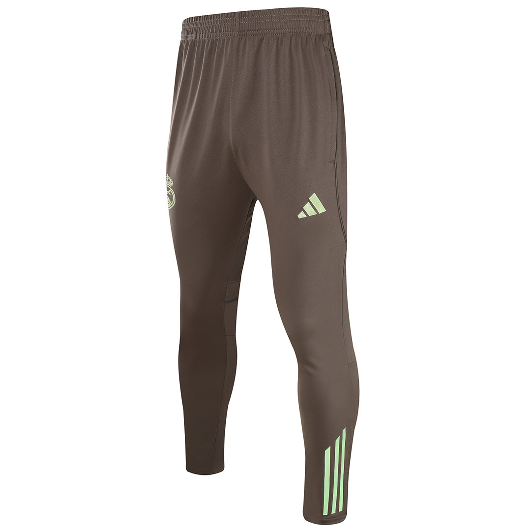 Kids Real Madrid 1/4 Zipper Sweat Kit(Top+Pants) Green 2025/26 