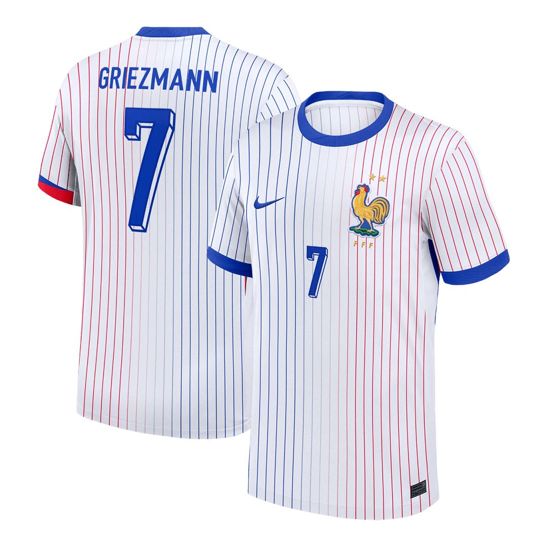 GRIEZMANN #7 France Away Jersey 