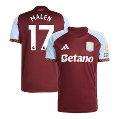 MALEN #17 Aston Villa Home Jersey 2025/26 