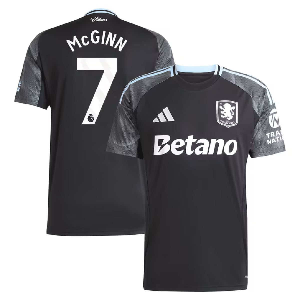 McGINN #7 Aston Villa Away Jersey 2025/26 