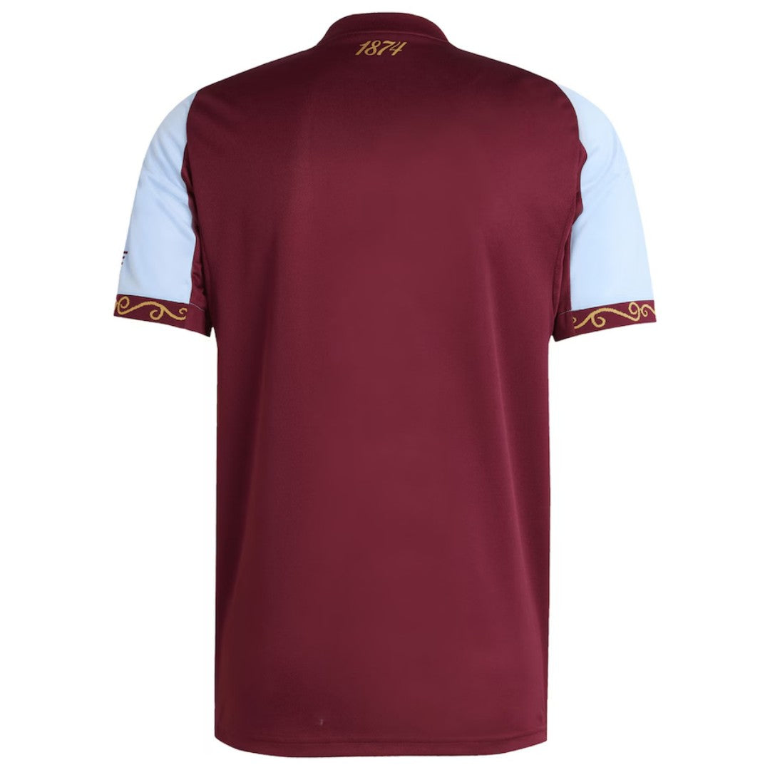 McGINN #7 Aston Villa Home Jersey 2025/26 - Cup Font 