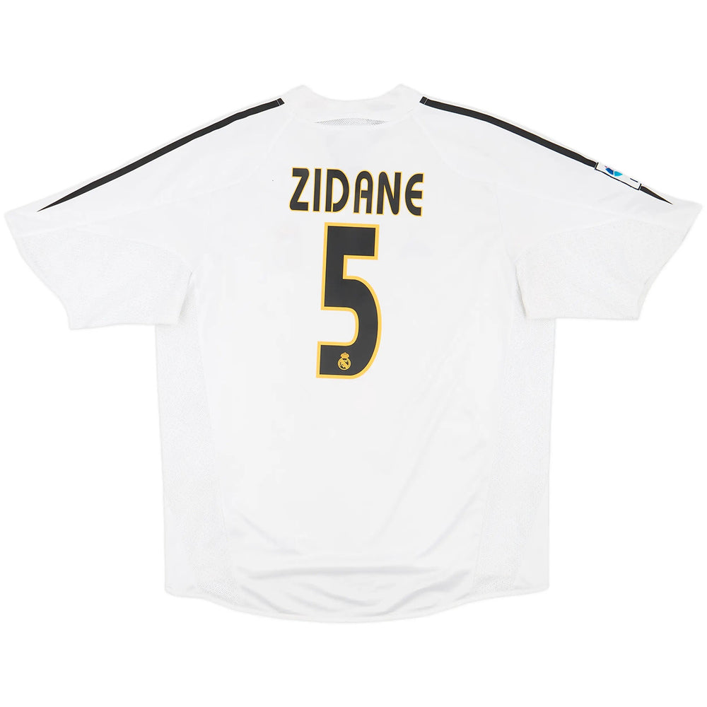 Zidane #5 Retro Real Madrid Home Jersey 2004/05 