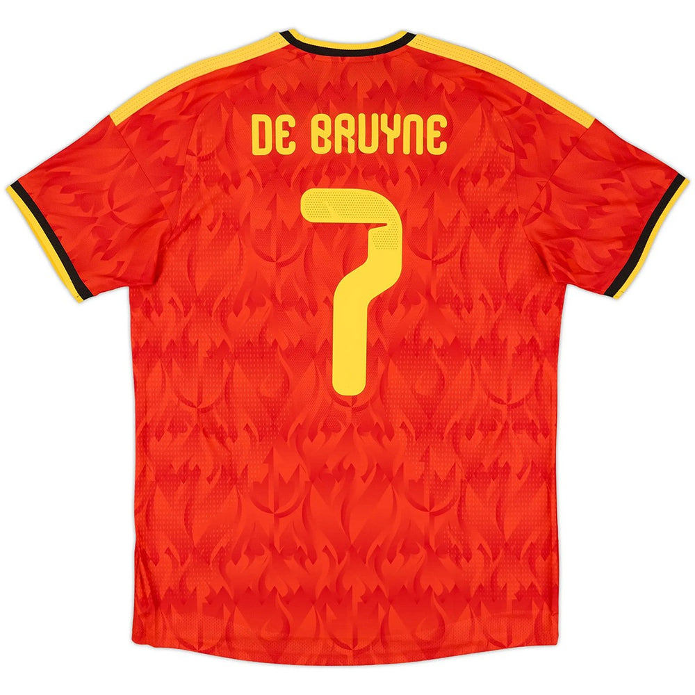 De Bruyne #7 Belgium Home Match Jersey Player Version World Cup 2026 