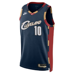 Unisex Cleveland Cavaliers Darius Garland #10 Navy Swingman Jersey - Classic Edition 