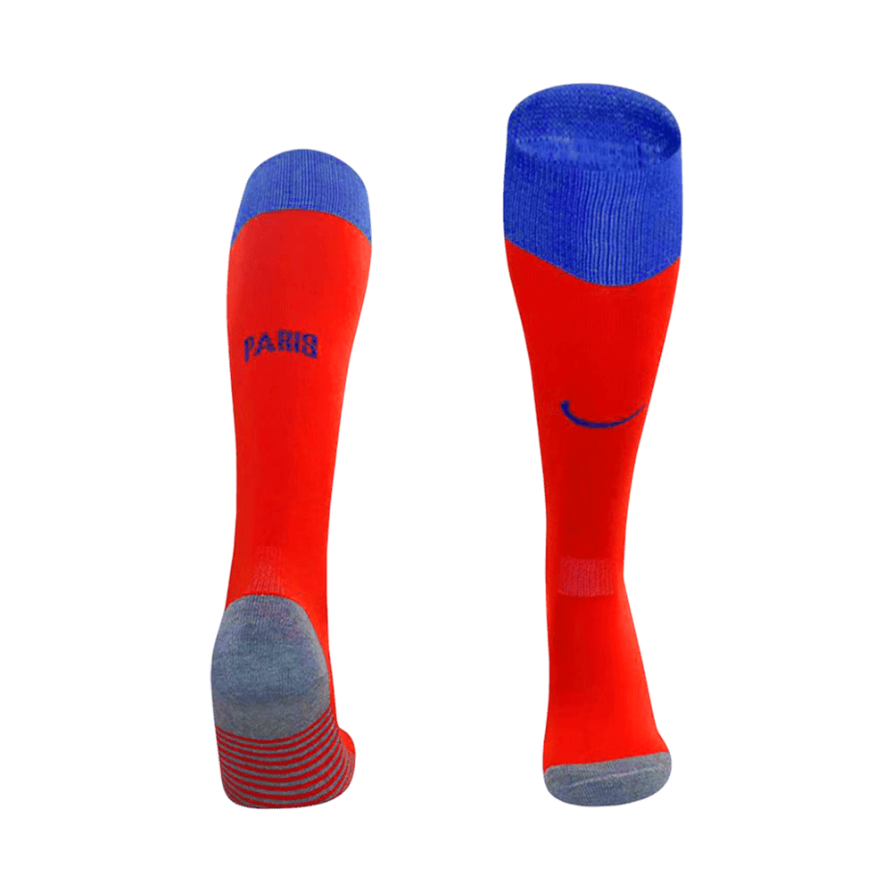 Kids PSG Third Away Soccer Socks - Red 2025/26 