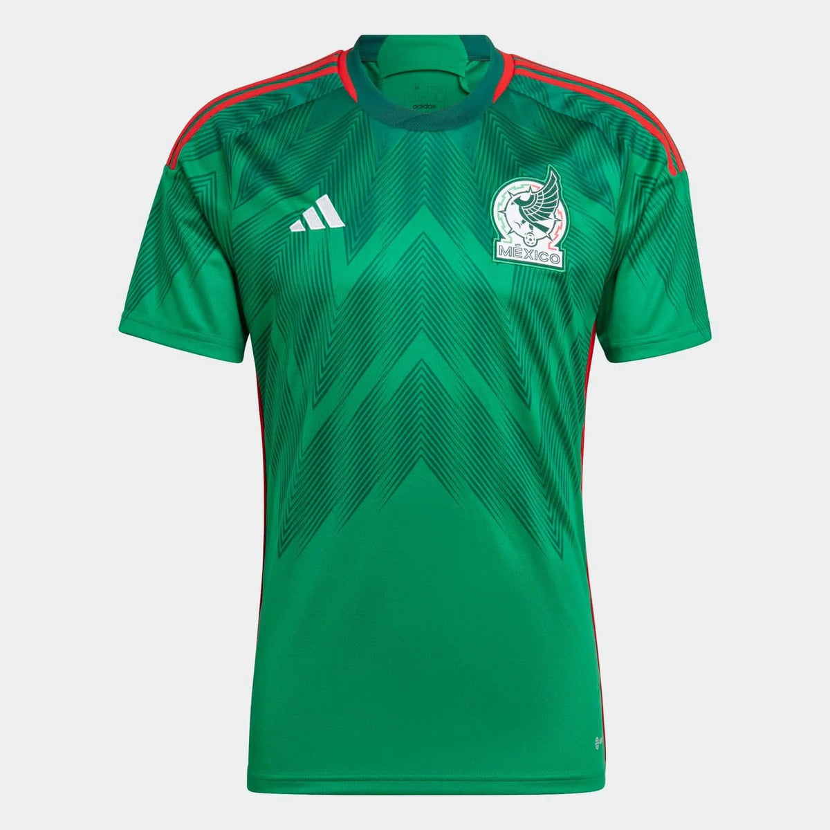 2022-23 Mexico Home Soccer Jersey - Green-Red 