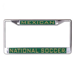 Mexico License Plate SL Frame - Green-Gold 