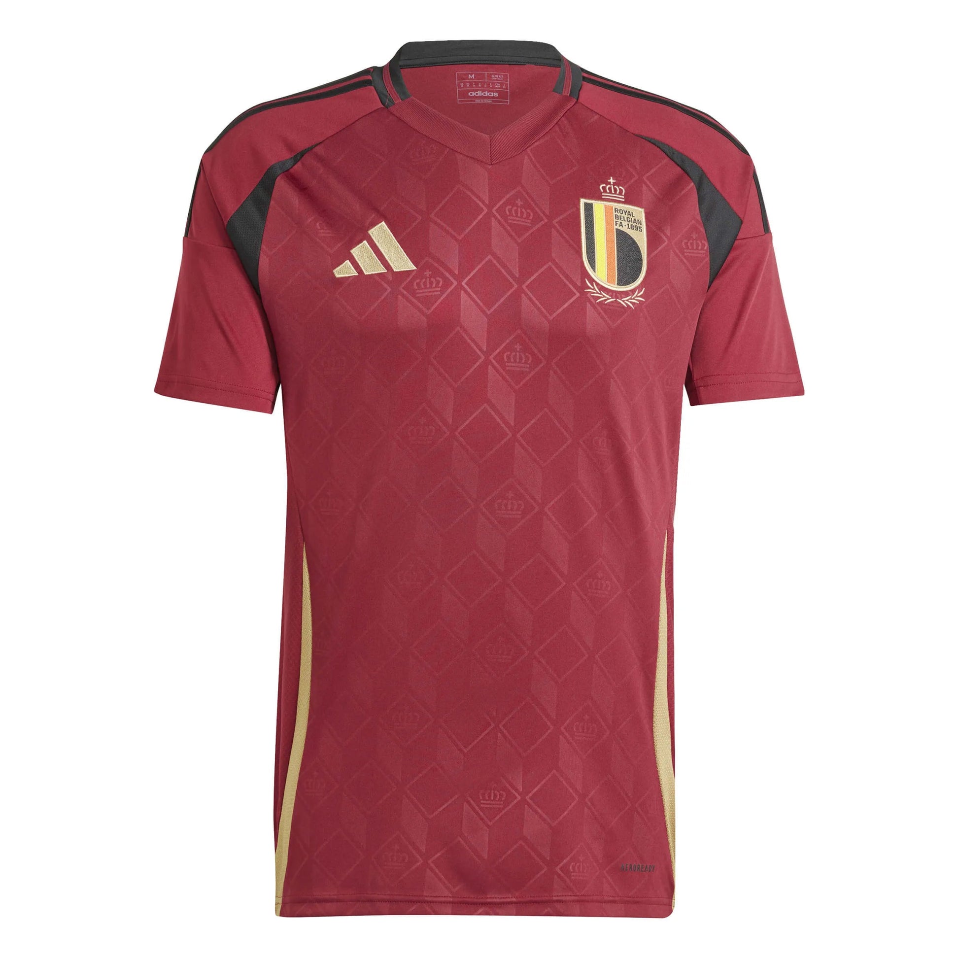 2024-25 Belgium Men's Stadium Home Soccer Jersey 