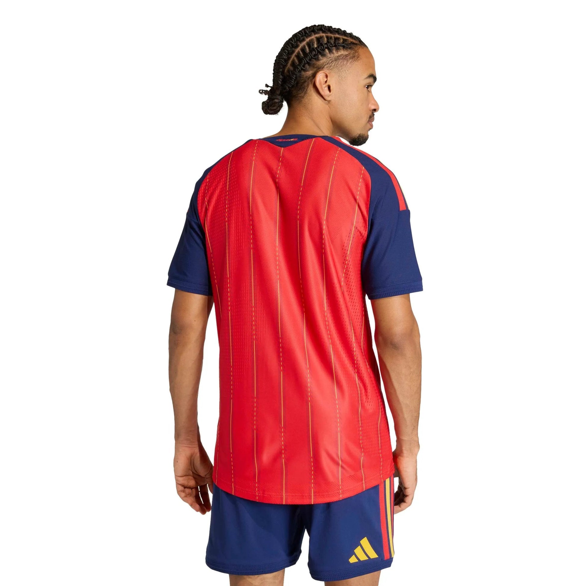 2026 Spain Men's Authentic Home Soccer Jersey Vivid Red