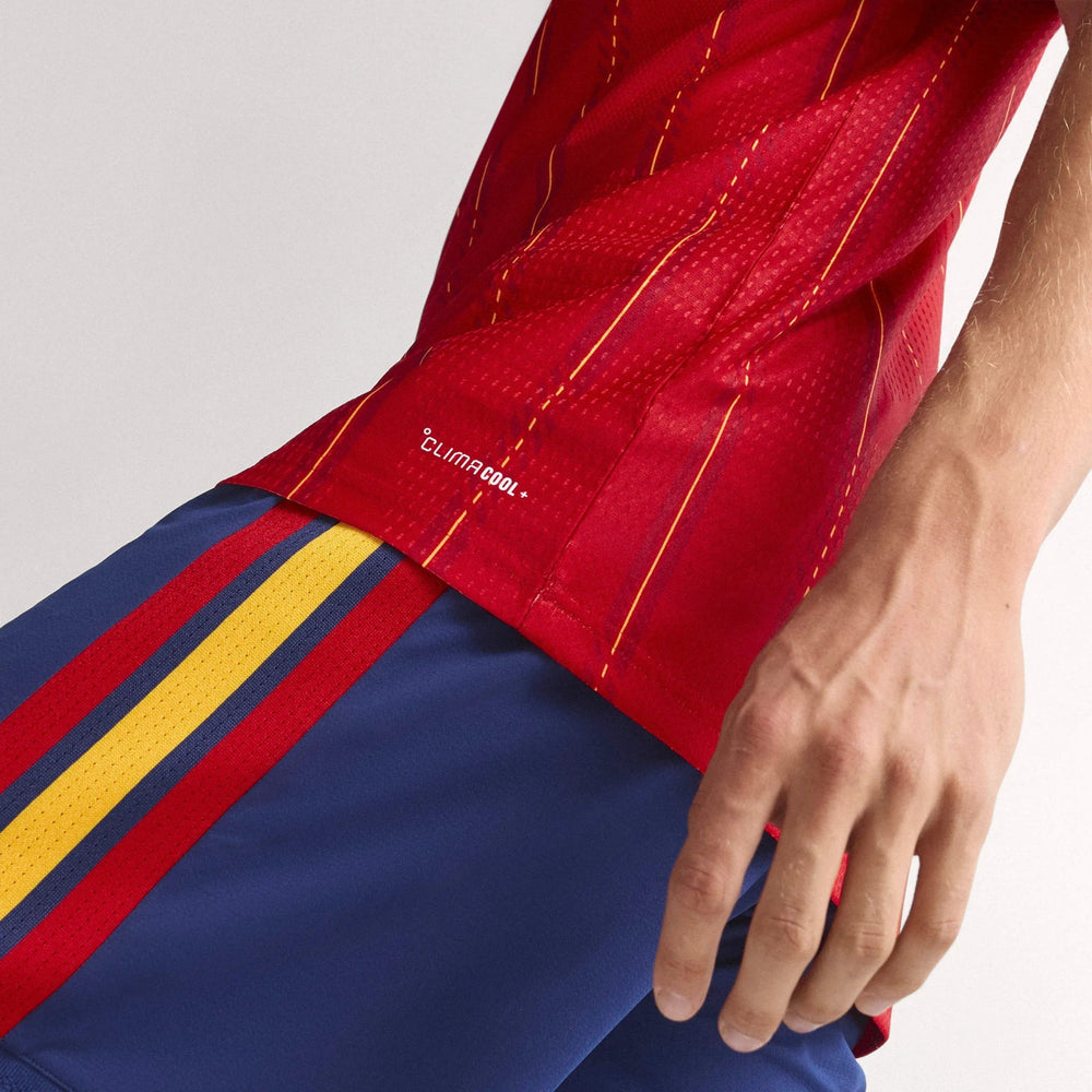 2026 Spain Men's Authentic Home Soccer Jersey Vivid Red
