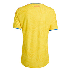 2026 Colombia Men's Authentic Home Soccer Jersey Impact Yellow