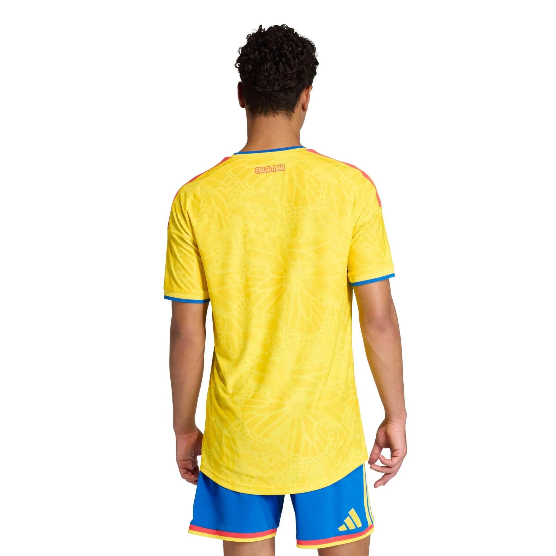 2026 Colombia Men's Authentic Home Soccer Jersey Impact Yellow